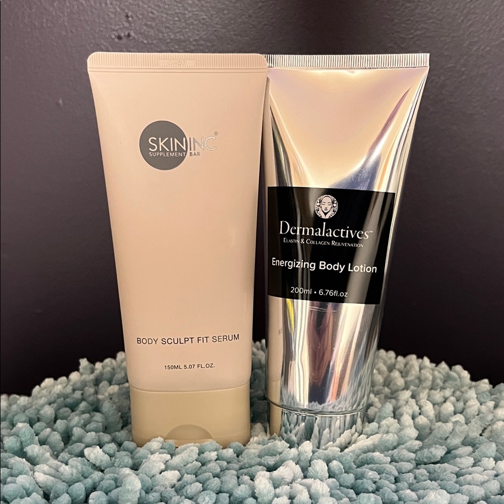 Skin Inc Body Sculpt Fit Serum and Dermalactives Energizing Body Lotion